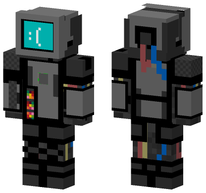 Basic Robot 6606794 Minecraft Bedrock skin
