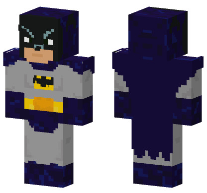 Batman Adam West Skin Minecraft Bedrock skin