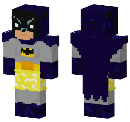 Batman Adam West Surf Shorts Minecraft Bedrock skin