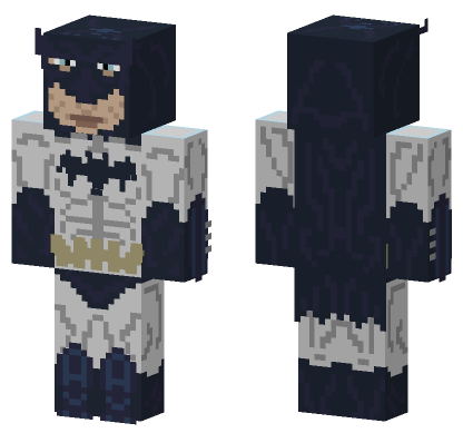 Batman Arkham Asylum HD Minecraft Bedrock skin