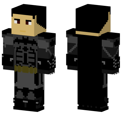 Batman Arkham Knight Unmasked Minecraft Bedrock skin