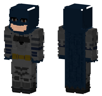 Batman Ben Affleck Flash Movie Minecraft Bedrock skin