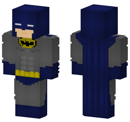 Batman DC Comics Classic Minecraft Bedrock skin