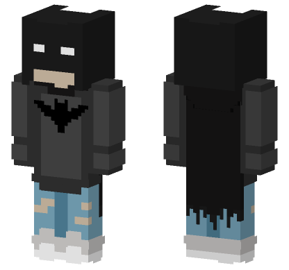 Batman Inspired Skin Minecraft Bedrock skin