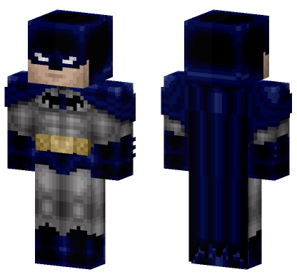 Batman Justice League Animated Minecraft Bedrock skin