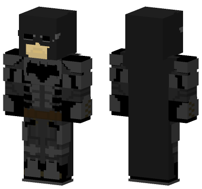 Batman Justice League Tactical Suit Minecraft Bedrock skin