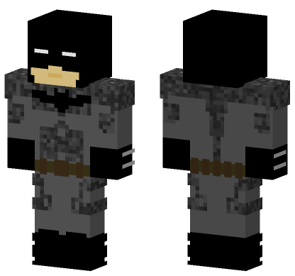 Batman No Cape Custom Minecraft Bedrock skin