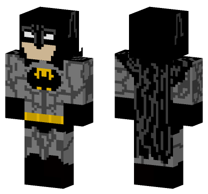 Batman Suit Minecraft Bedrock skin
