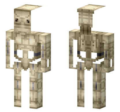Battle Droid Episode I Minecraft Bedrock skin
