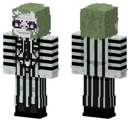 Beetlejuice Skin Minecraft Bedrock skin