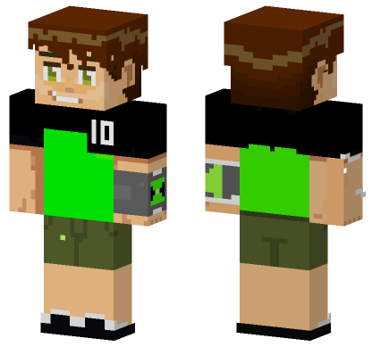 Ben 10 Skin Minecraft Bedrock skin
