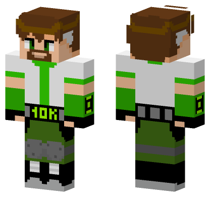 Ben 10k Skin Minecraft Bedrock skin