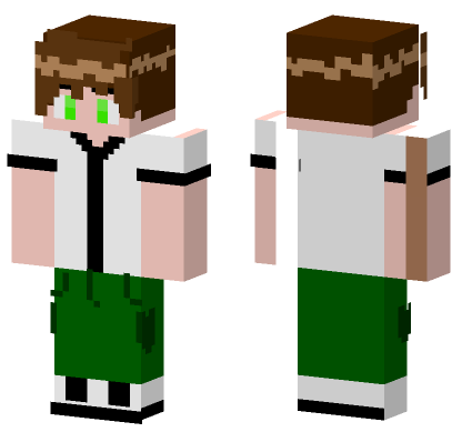 Ben 11 Anos Ben 10 Minecraft Bedrock skin