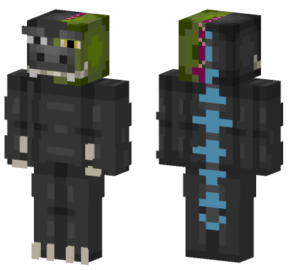 Beta Godzilla Minecraft Bedrock skin