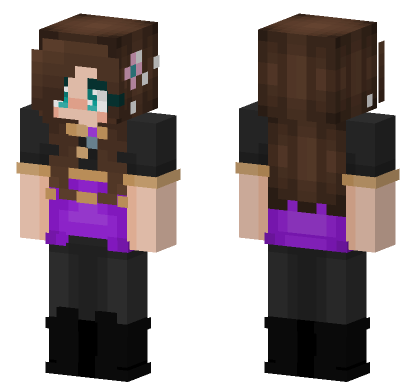 Biana Vacker Minecraft Bedrock skin