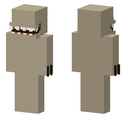 Big Mouth Horror White Minecraft Bedrock skin