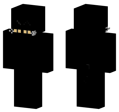 Black And White Cat Minecraft Bedrock skin