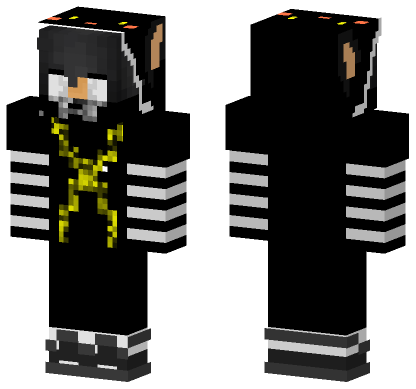 Black And White Cat Minecraft Bedrock skin