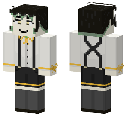 Black And White Maid Outfit Minecraft Bedrock skin