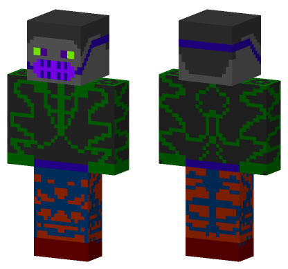 Black And White Screen Minecraft Bedrock skin