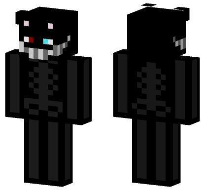 Black Cat Boy Minecraft Bedrock skin