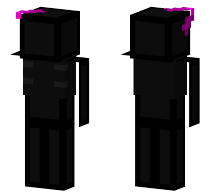 Black Cat Kitty Minecraft Bedrock skin