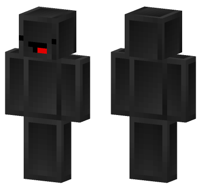 Black Derp Minecraft Bedrock skin