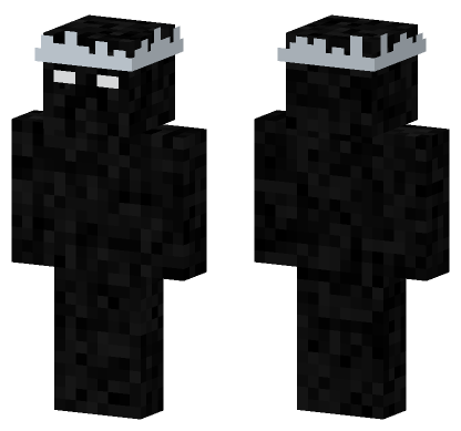 Black Ghost Skin Minecraft Bedrock skin
