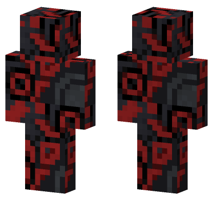 Black Glazed Terracotta Minecraft Bedrock skin