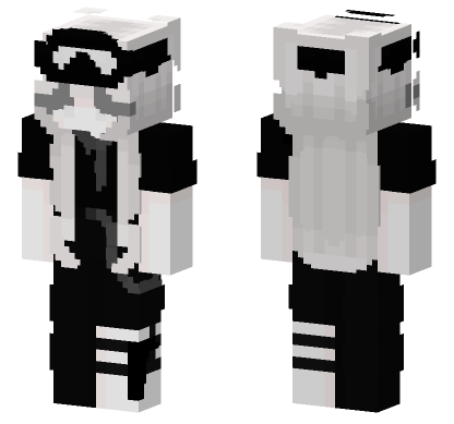Black Goggles Style Minecraft Bedrock skin
