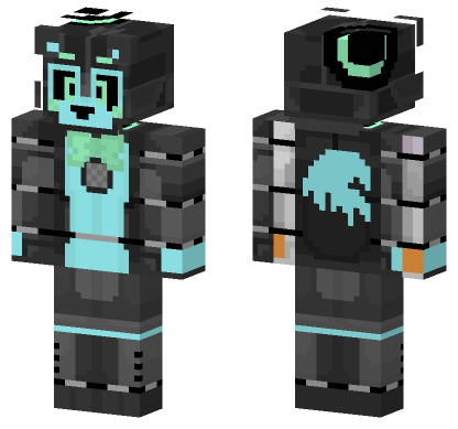 Black Ice Arctic Minecraft Bedrock skin