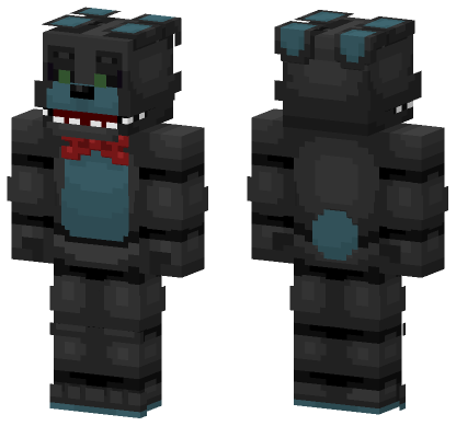 Black Light Bonnie Minecraft Bedrock skin