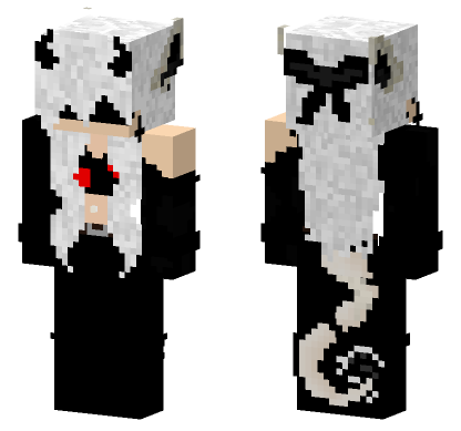 Black Moo Cow Minecraft Bedrock skin