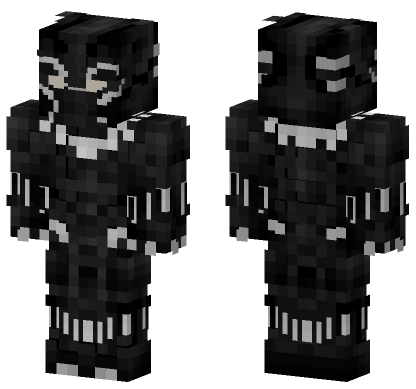 Black Panther High Rez Minecraft Bedrock skin