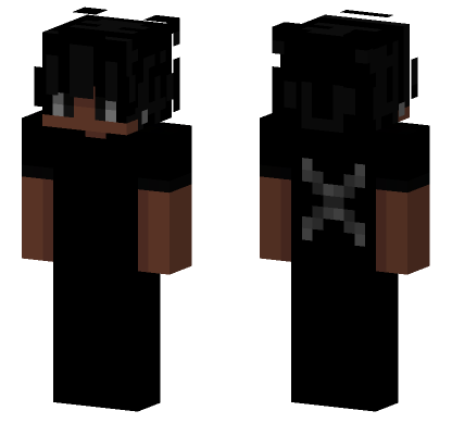 Black Pvp Skin 3 Minecraft Bedrock skin