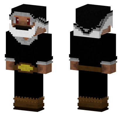 Black Santa Claws Minecraft Bedrock skin