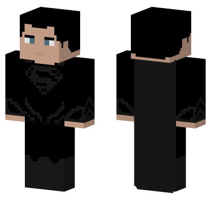 Black Suit Justice League Minecraft Bedrock skin