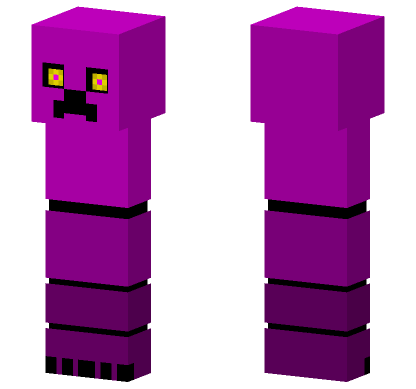 Blacklight Creeper Minecraft Bedrock skin