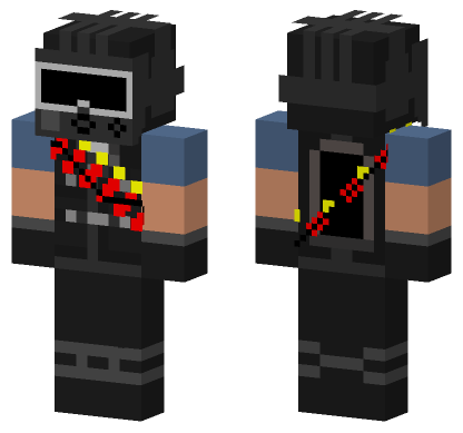 Blackwood Warface Skin Minecraft Bedrock skin