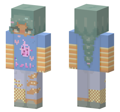 Blanket Fort Sketching Persona Minecraft Bedrock skin