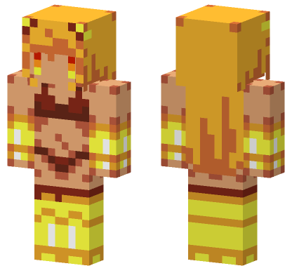 Blaze Skin Minecraft Bedrock skin