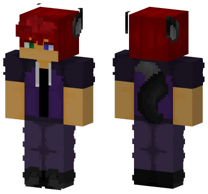Blaze Waf Minecraft Bedrock skin