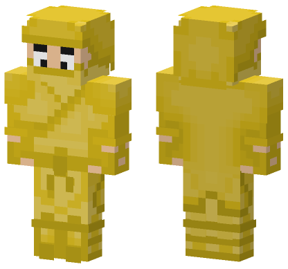 Blaze Yellow Minecraft Bedrock skin