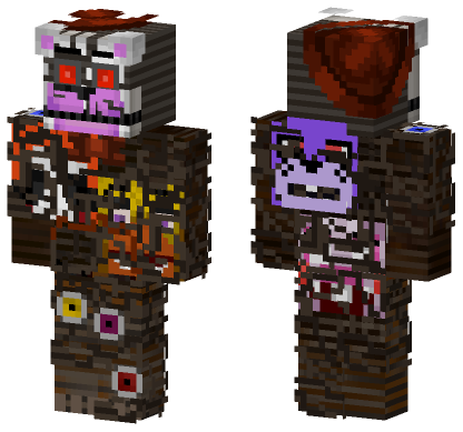 Blob Fnaf Skin Minecraft Bedrock skin