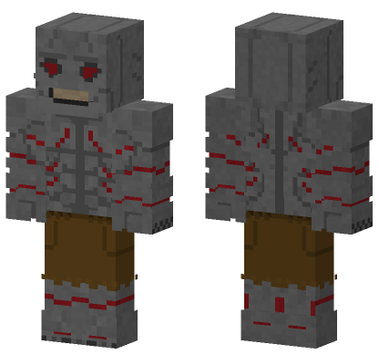 Blockbuster Incomplete Minecraft Bedrock skin