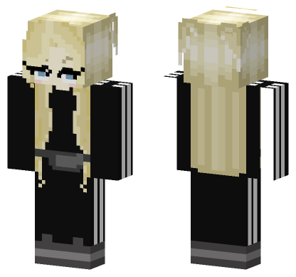 Blond Adidas Girl Minecraft Bedrock skin