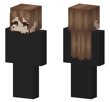 Blonde Bangs Hair Base Minecraft Bedrock skin