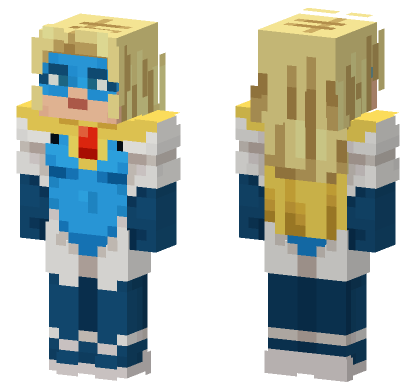 Blonde Blazer Minecraft Bedrock skin