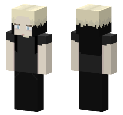 Blonde Fur Trimmed Coat Minecraft Bedrock skin