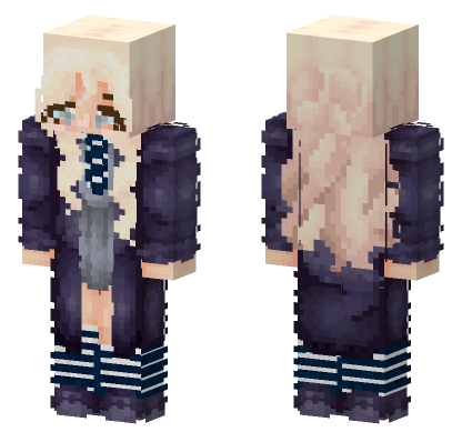 Blonde Schoolgirl Outfit Minecraft Bedrock skin